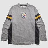 Pittsburgh Steelers NFL 2010s Pullover Sweatshirt Heather Gray Vintage - Fanatics