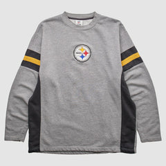 Pittsburgh Steelers NFL 2010s Pullover Sweatshirt Heather Gray Vintage - Fanatics
