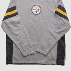 Pittsburgh Steelers NFL 2010s Pullover Sweatshirt Heather Gray Vintage - Fanatics