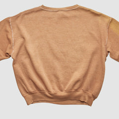 New York Giants Signal 1987 Pullover Sweatshirt Tan Vintage - Fanatics