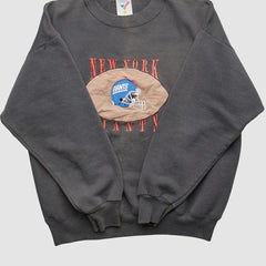New York Giants Artex Sportswear 90s Pullover Sweatshirt Charcoal Vintage - Fanatics