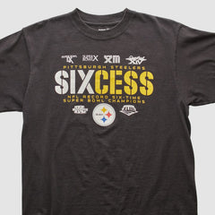 Pittsburgh Steelers Reebok 2009 T-shirt Black Vintage - Fanatics