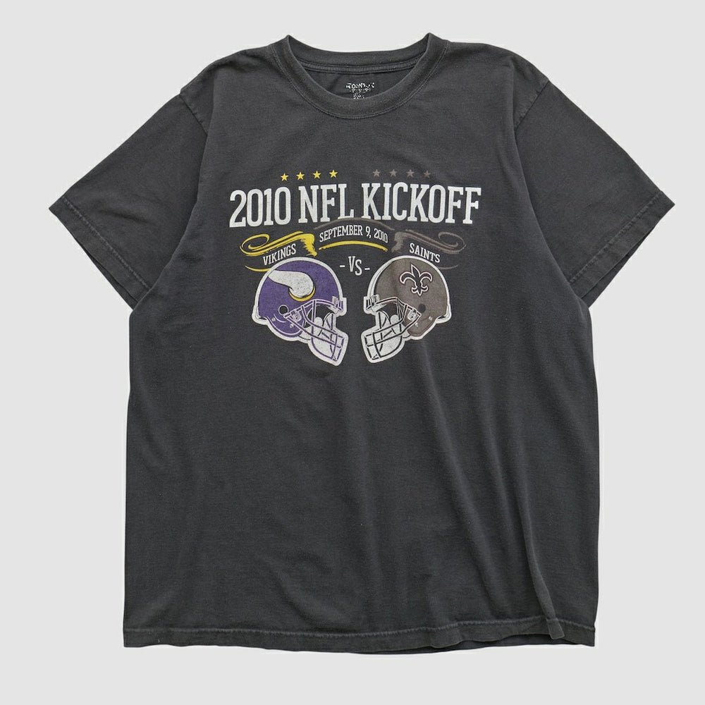 NFL Kickoff Reebok 2010 T-shirt Charcoal Vintage - Fanatics