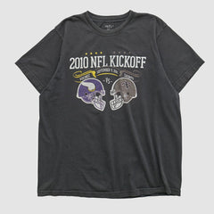 NFL Kickoff Reebok 2010 T-shirt Charcoal Vintage - Fanatics