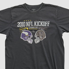 NFL Kickoff Reebok 2010 T-shirt Charcoal Vintage - Fanatics