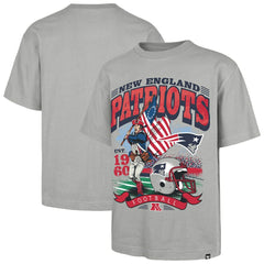 New England Patriots '47 Regional Foundation T-Shirt Gray - 47 brand