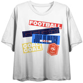 France National Team Women's White Jour De Match Cropped T-Shirts