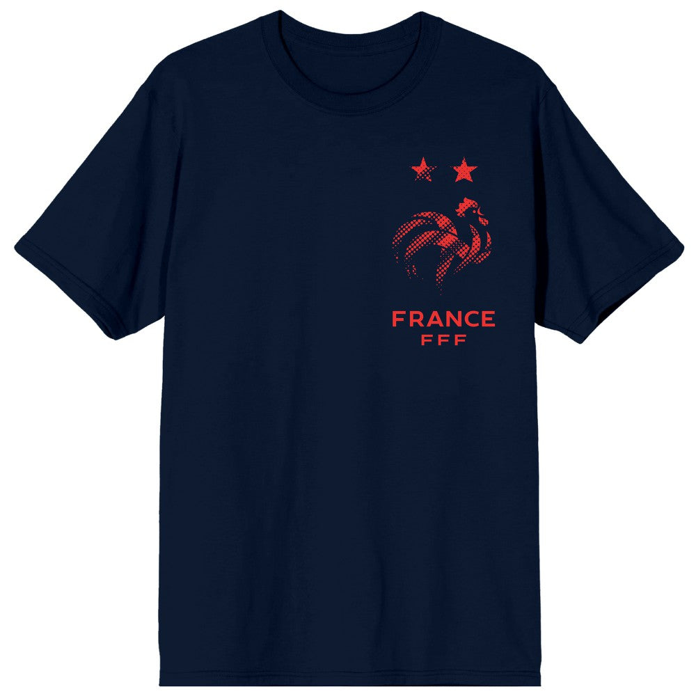 France National Team Vibrez Blues T-Shirts - Navy