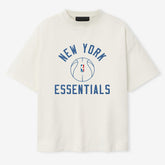 NBA - New York Knicks Fear of God x Barkley L. Hendricks Unisex 90's T-Shirt - Cream