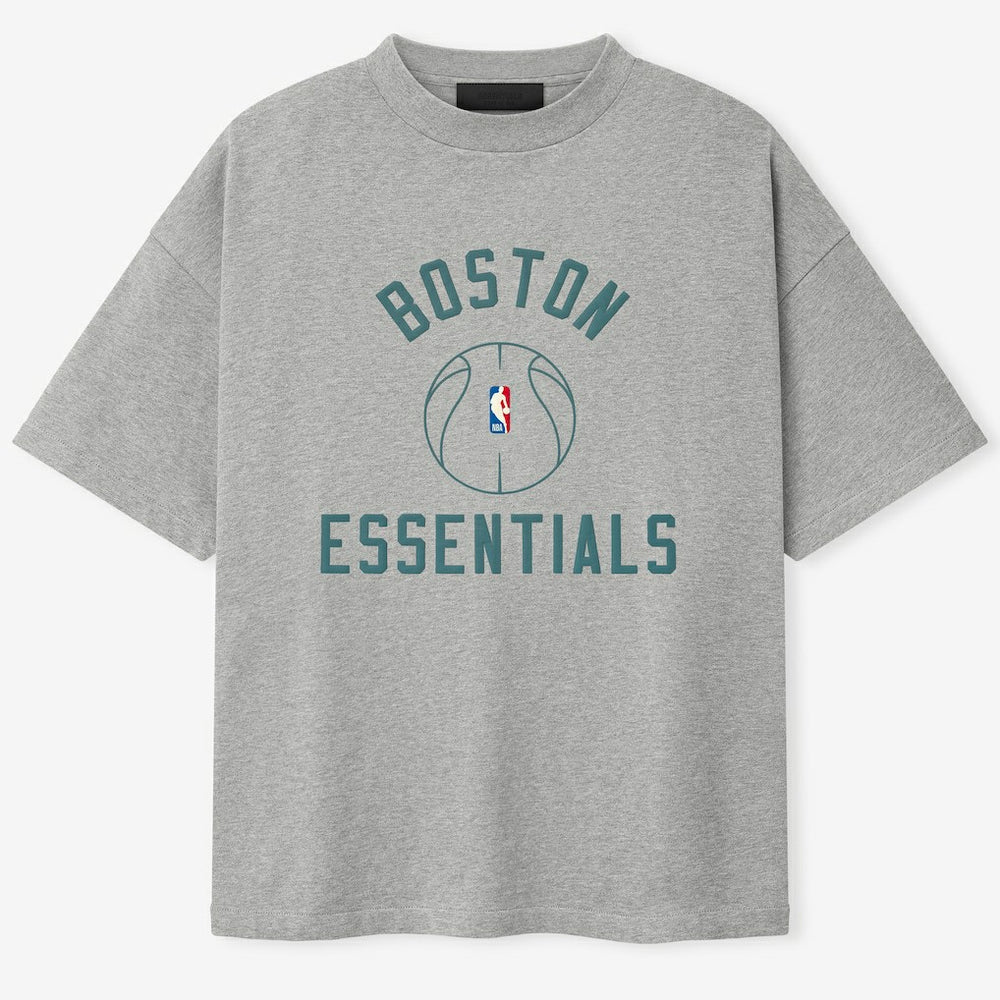 NBA - Boston Celtics Fear of God x Barkley L. Hendricks Unisex 90's T-Shirt - Heather Gray