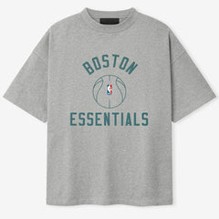 NBA - Boston Celtics Fear of God x Barkley L. Hendricks Unisex 90's T-Shirt - Heather Gray