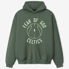 NBA - Boston Celtics Fear of God x Barkley L. Hendricks Unisex 90's Hoodie - Green