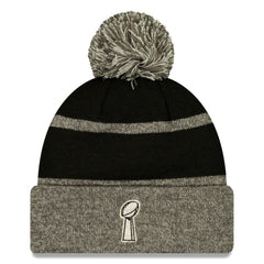 Seattle Seahawks New Era Super Bowl LX Champions Parade Cuffed Knit Hat with Pom Black - NFL