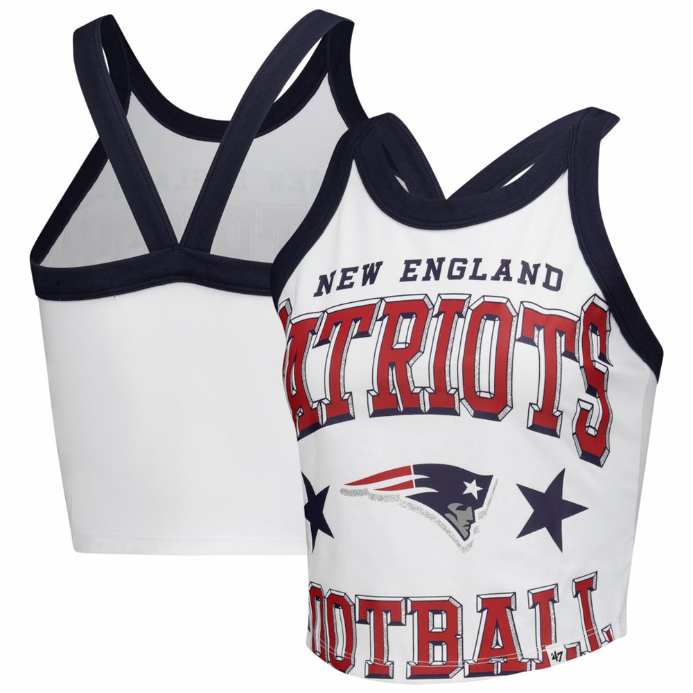 New England Patriots '47 Women's Energize Sporty Tank Top White - 47 brand