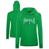 Los Angeles Angels Levelwear Women's St. Patrick's Day Slender Raglan Hoodie Online