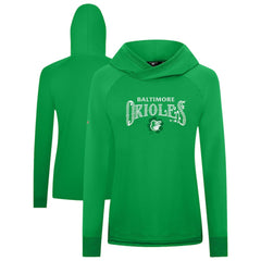 Baltimore Orioles Levelwear Women's St. Patrick's Day Slender Raglan Hoodie Sale