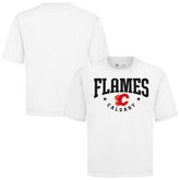 Calgary Flames - Levelwear Luxe Signature Knit T-Shirt White