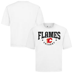 Calgary Flames - Levelwear Luxe Signature Knit T-Shirt White