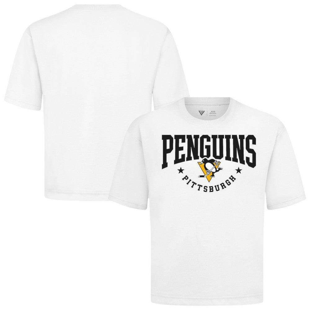 Pittsburgh Penguins Levelwear Luxe Signature Knit T-Shirt White