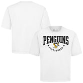 Pittsburgh Penguins Levelwear Luxe Signature Knit T-Shirt White