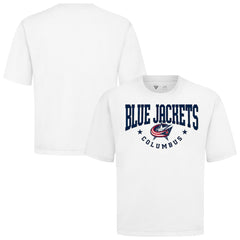 Columbus Blue Jackets - Levelwear Luxe Signature Knit T-Shirt White