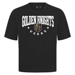 Vegas Golden Knights Levelwear Luxe Signature Knit T-Shirt Black