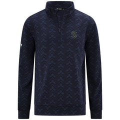 Seattle Kraken Levelwear Chameleon Quarter-Zip Sweatshirt Navy