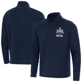 Seattle Seahawks Antigua Super Bowl LX Champions Insider Quarter-Zip Pullover College Navy - NFL