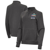 Seattle Seahawks Antigua Women's Super Bowl LX Champions Crush Quarter-Zip Pullover Charcoal - NFL