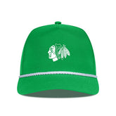 Chicago Blackhawks Levelwear St. Patrick's Day Gambit Rope Adjustable Hat Kelly Green