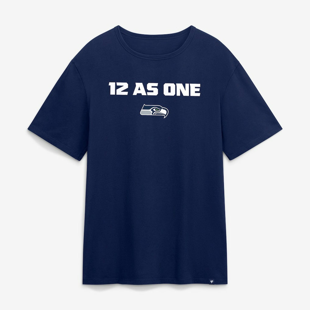 Seattle Seahawks Super Bowl LX 12 as One T-Shirt College Navy - NFL