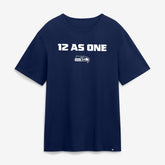 Seattle Seahawks Super Bowl LX 12 as One T-Shirt College Navy - NFL