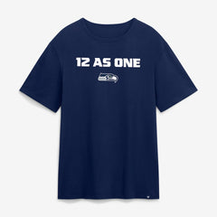 Seattle Seahawks Super Bowl LX 12 as One T-Shirt College Navy - NFL