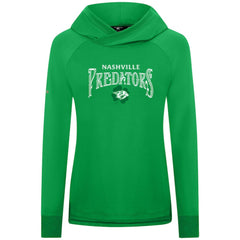 Nashville Predators - Levelwear Women's St. Patrick's Day Slender Raglan Hoodie Kelly Green