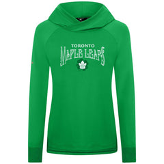 Toronto Maple Leafs - Levelwear Women's St. Patrick's Day Slender Raglan Hoodie Kelly Green