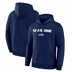 Seattle Seahawks Super Bowl LX 12 as One Hoodie College Navy - NFL
