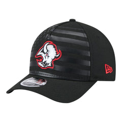 Buffalo Sabres - New Era Game Day Stealth Flag 9FORTY A-Frame Adjustable Hat Black