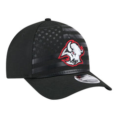 Buffalo Sabres - New Era Game Day Stealth Flag 9FORTY A-Frame Adjustable Hat Black
