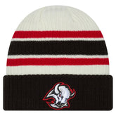 Buffalo Sabres - New Era Vintage Cuffed Knit Hat Cream/Black