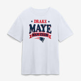 New England Patriots Drake Maye Fan Club T-Shirt White - NFL