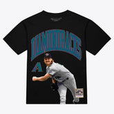 Randy Johnson Arizona Diamondbacks Mitchell & Ness Photo Arch Player Graphic T-Shirt for sale