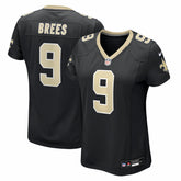 Drew Brees New Orleans Saints Women's Team Game Jersey Black - Nike