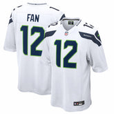 12s Seattle Seahawks Game Jersey White - Nike