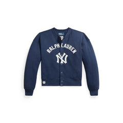 Yankees Polo Ralph Lauren Women's Seasonal Knit Full-Snap Cardigan Online