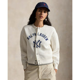 Yankees Polo Ralph Lauren Women's Seasonal Knit Full-Snap Cardigan Near Me