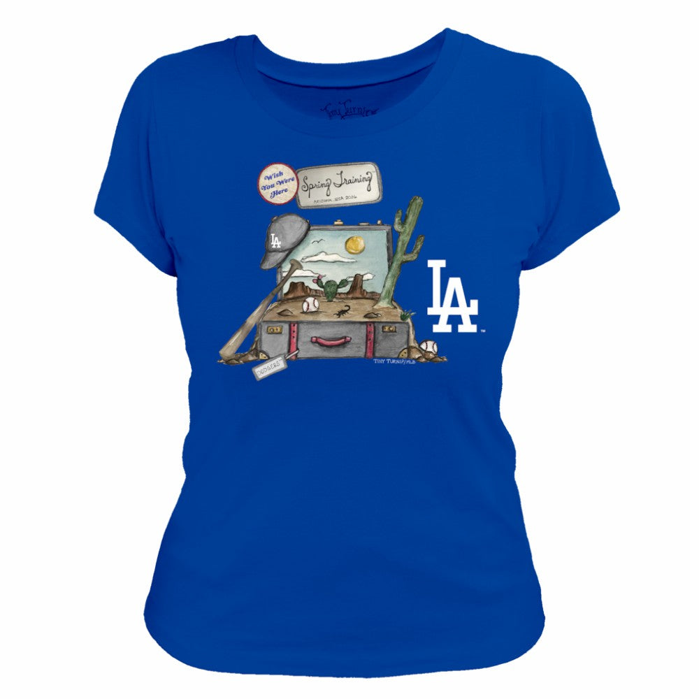 Los Angeles Dodgers Tiny Turnip Women's 2026 Spring Training T-Shirt On Sale
