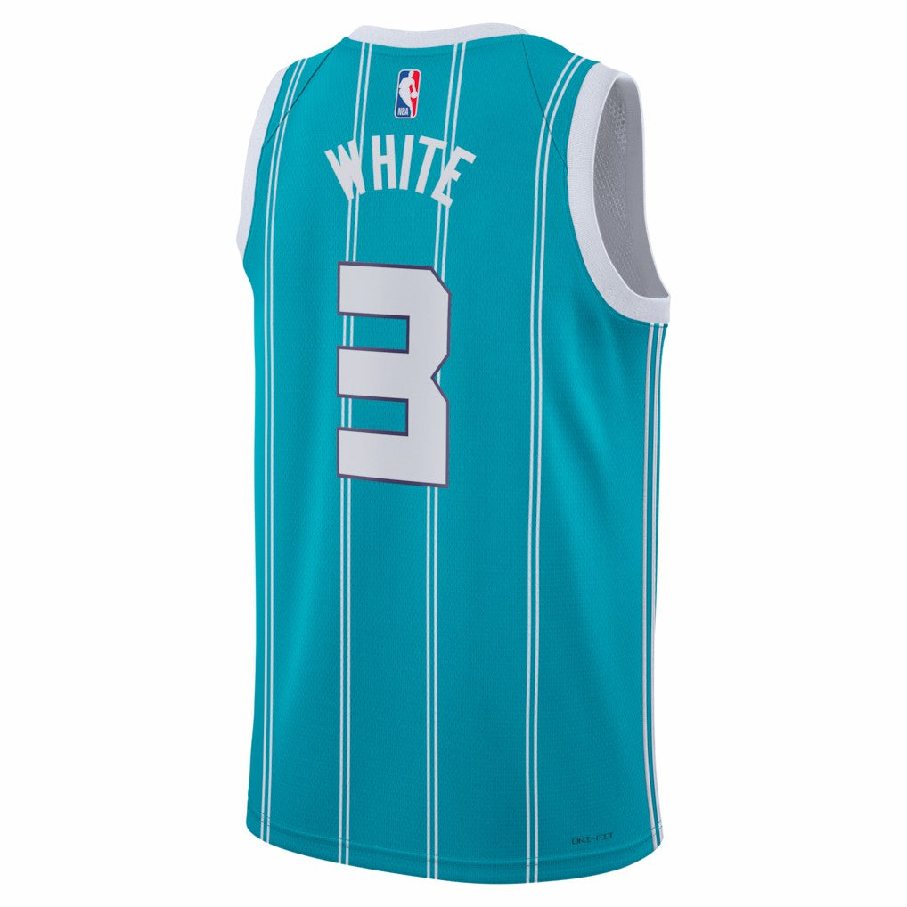 Coby White Charlotte Hornets Jordan Brand Unisex Swingman Jersey - Icon Edition - Teal sale | NBA Jerseys