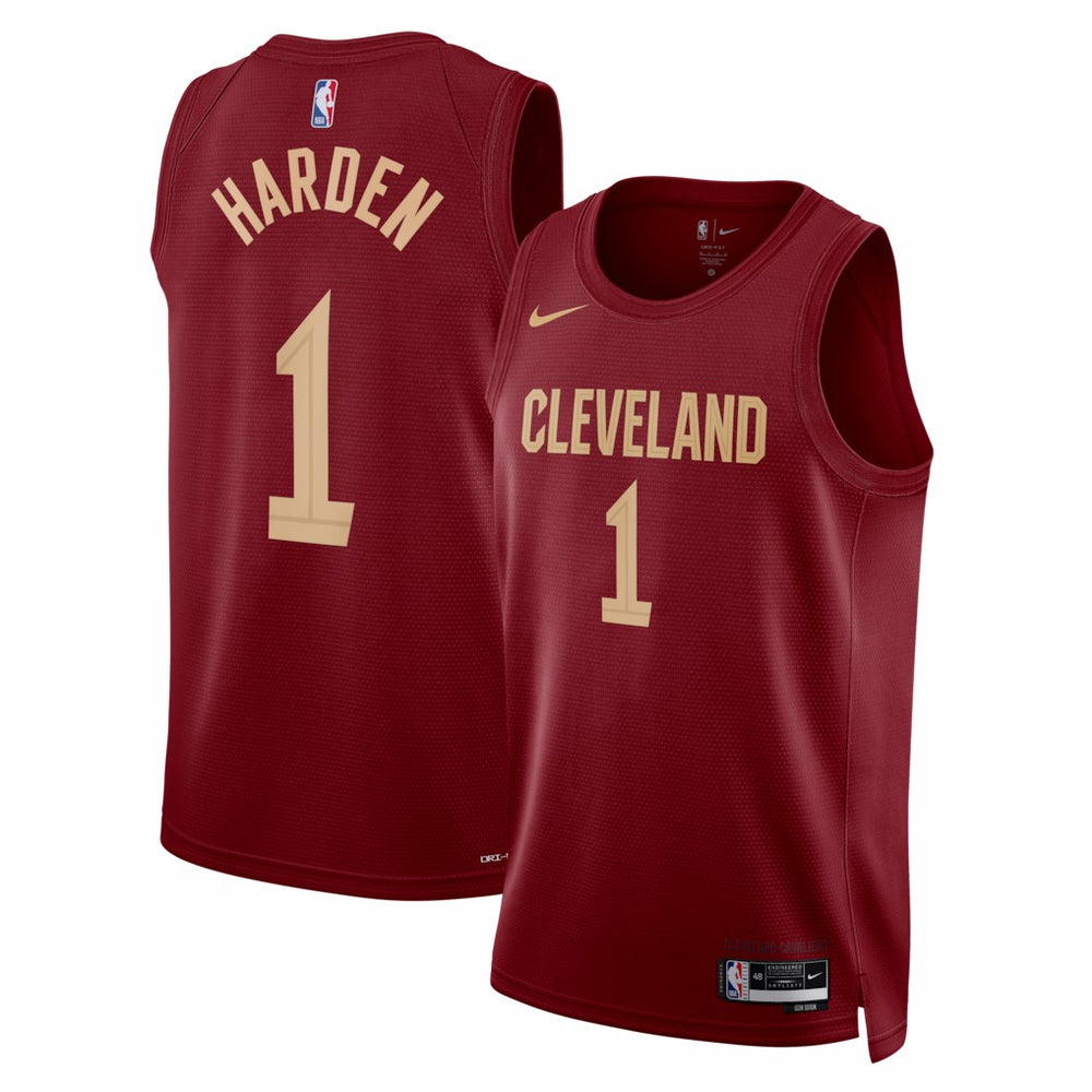 Nike - James Harden Cleveland Cavaliers Unisex Swingman Jersey - Icon Edition - Wine