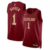 Nike - James Harden Cleveland Cavaliers Unisex Swingman Jersey - Icon Edition - Wine