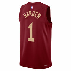 Nike - James Harden Cleveland Cavaliers Unisex Swingman Jersey - Icon Edition - Wine